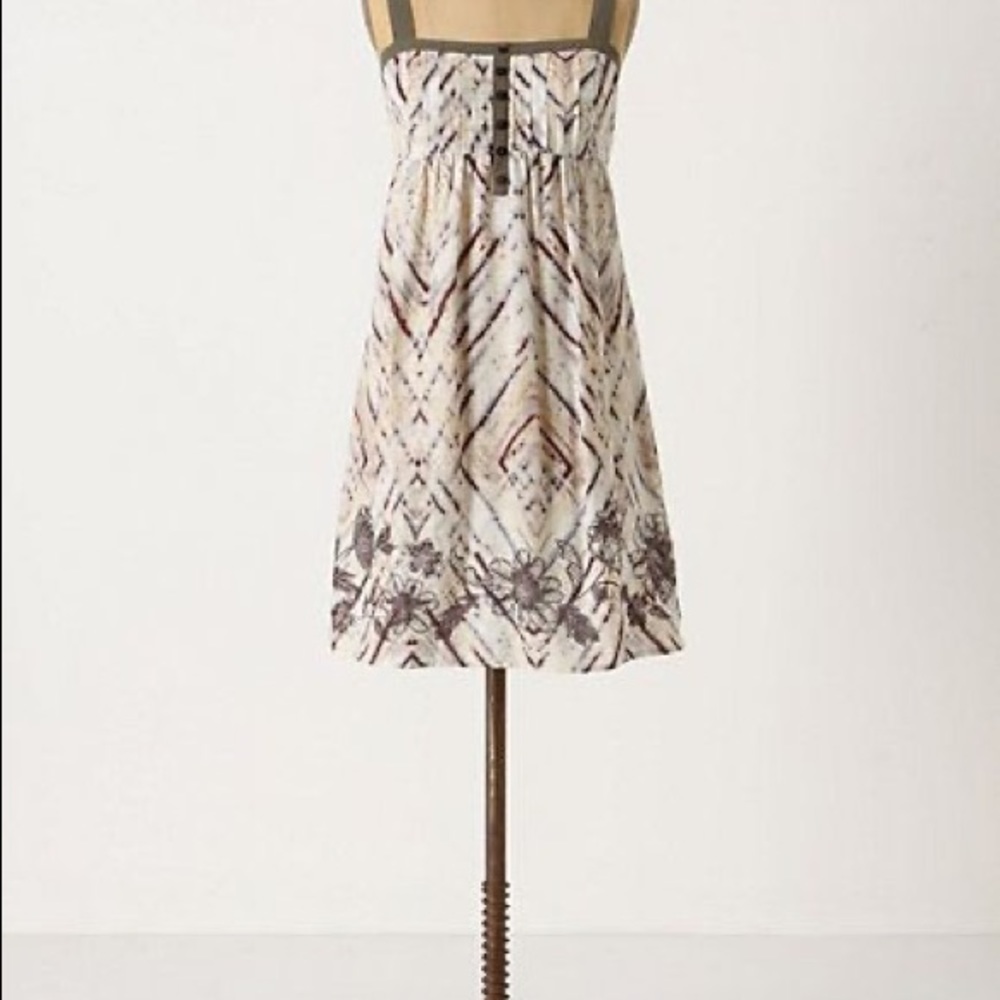 Anthropologie Eloise Sunny Forecast Chemise Dress